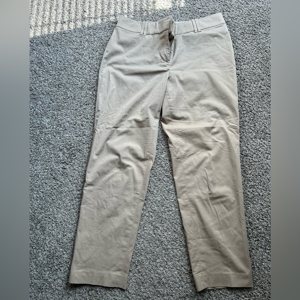 Ann Taylor, size 4, tan dress pants